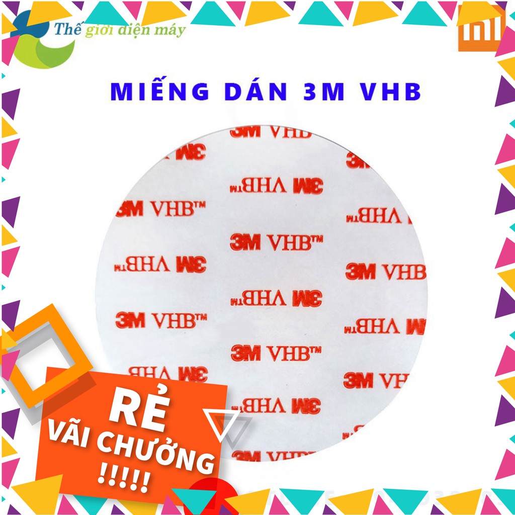 [SALE] Miếng dán 2 mặt 3M VHB/ Keo dính liên kết 2 mặt Đường kính 5cm- Thế Giới Điện Máy .