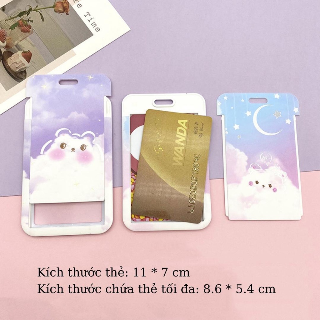 Dây Đeo Thẻ Cho Nhân Viên Văn Phòng, Học Sinh,Dây Đeo Thẻ Kèm Bảng Tên Cute - BEYOU