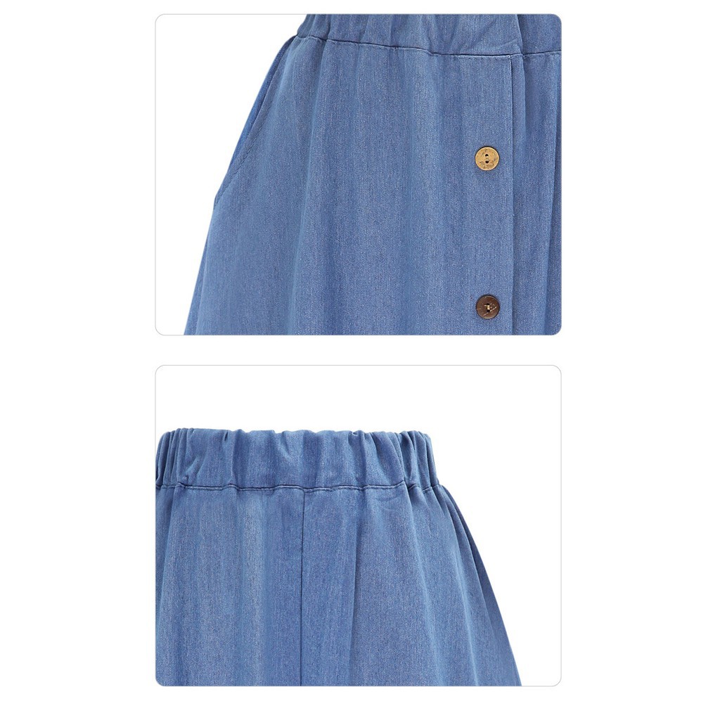 Chân váy chữ A phối hàng nút thanh lịch cao cấp | BigBuy360 - bigbuy360.vn