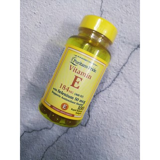 [ ẢNH THẬT ] HỘP ĐỰNG VITAMIN E 184MG ( 400 IU )