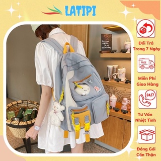 Balo Đi Học 💖FREESHIP💖 Balo ULZZANG Nữ Du Lịch Thời Trang Chống Nước Mẫu Mới Nhiều Ngăn HOT HIT  Hàn Quốc BL04