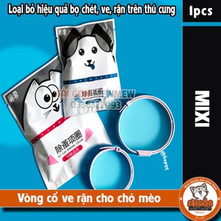 Vòng cổ ve rận cho chó mèo ( màu trắng)