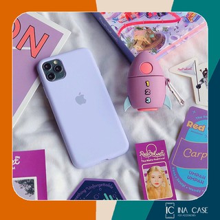 Full Viền Ốp Chống Bẩn Màu Tím Nhạt - Apple Silicon Case Có 50 màu
