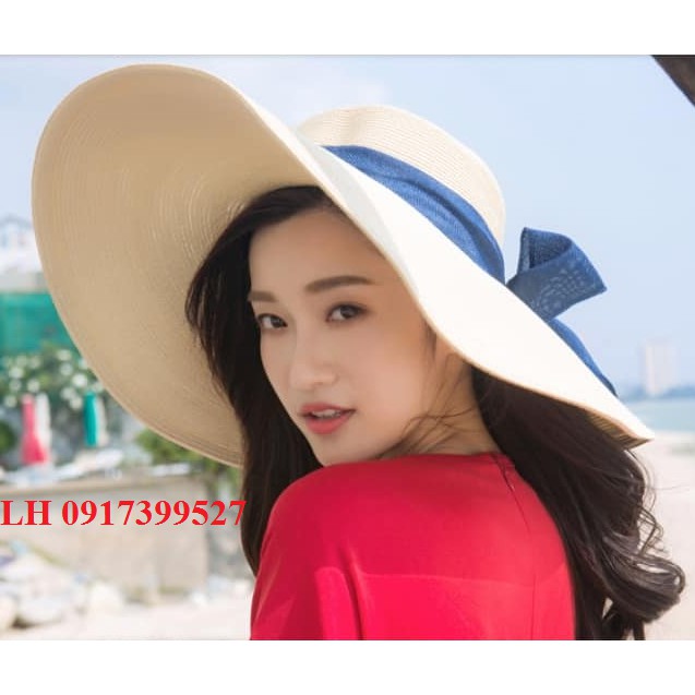 Nón rộng vành đi biển, mũ rộng vành đi biển