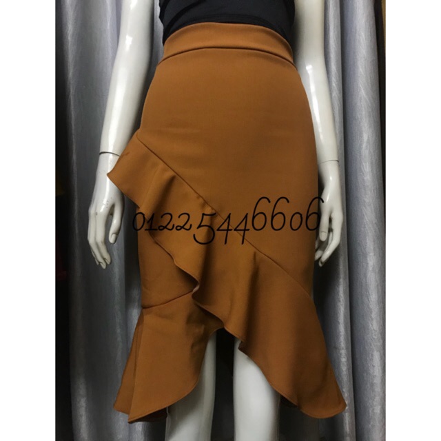 [MAY THEO SỐ ĐO]Chân váy bèo chéo