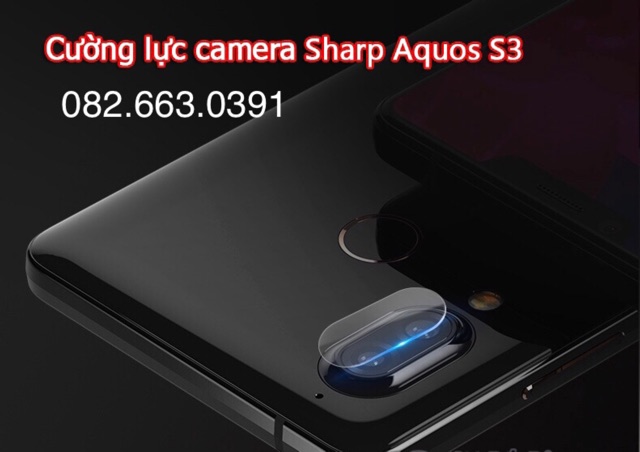 Cường lực camera cho Sharp Aquos S3