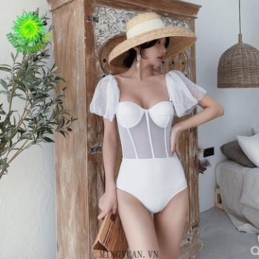 🍀 10.10 10.10 😍 🌸 🍀 9.9 Bikini một mảnh màu trắng tinh khiết quyến rũ cho nữ thời trang 2020 .. Đẹp . . Đẹp . . | BigBuy360 - bigbuy360.vn