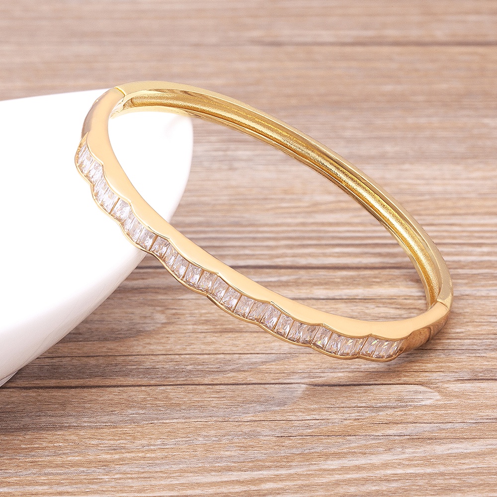 Vòng Tay Đính Đá Zircon Thời Trang Cho Nữ