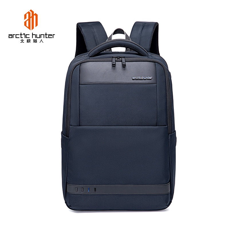 Balo nam công sở Arctic Hunter B00498 đựng laptop chống sốc cao cấp kiểu dáng công nghệ chống nước kèm cổng sạc USB