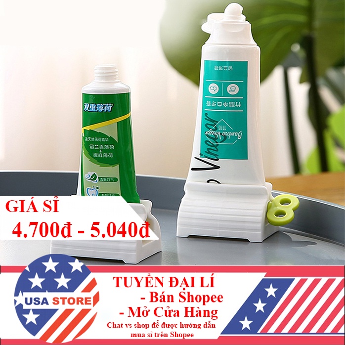 Cuộn Kẹp Ép Nặn Tuýp Kem Đánh Răng K6 Kiểu Trụ - Dụng Cụ Đẩy Nhả Sữa Rửa Mặt Tiết Kiệm