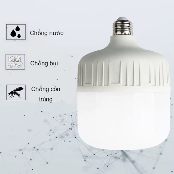 Bóng Đèn Led DICH 15w_20w_30w_40w_50w_60w, Siêu sáng - Siêu tiết kiệm_BẢO HÀNH 2 NĂM