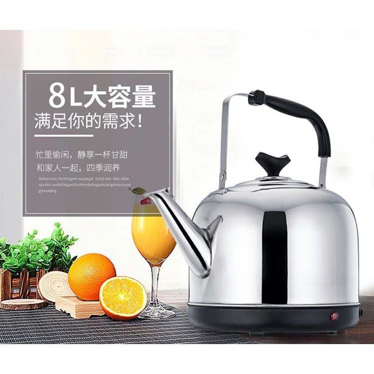 Bình Đun Nước Nóng Tự Động Bằng Thép Không Gỉ 3-8liter304