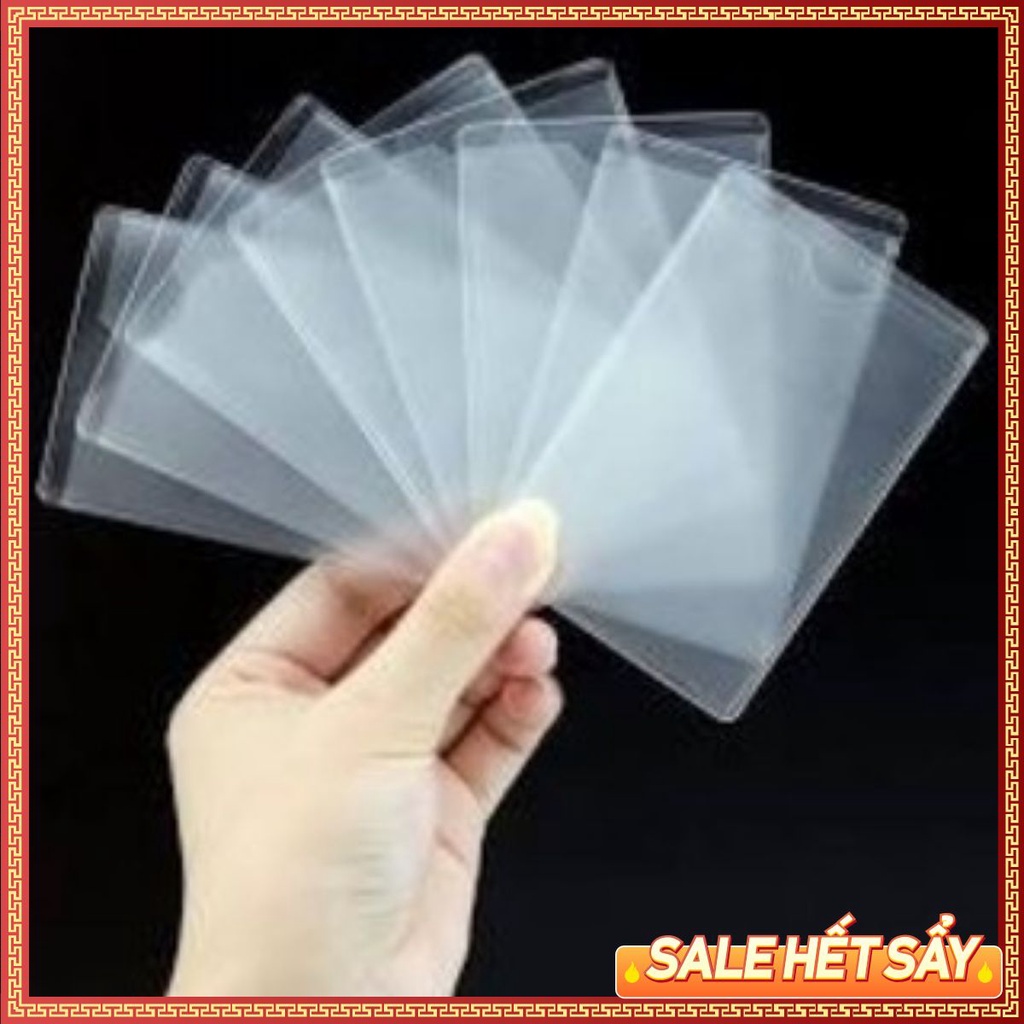 Set 20 Vỏ Bọc Thẻ Căn Cước 🍄GIÁ SỈ RẺ NHẤT🍄 Túi Nhựa Bọc Thẻ ATM, Bằng LX Các Loại Không Thấm Nước Trong Suốt