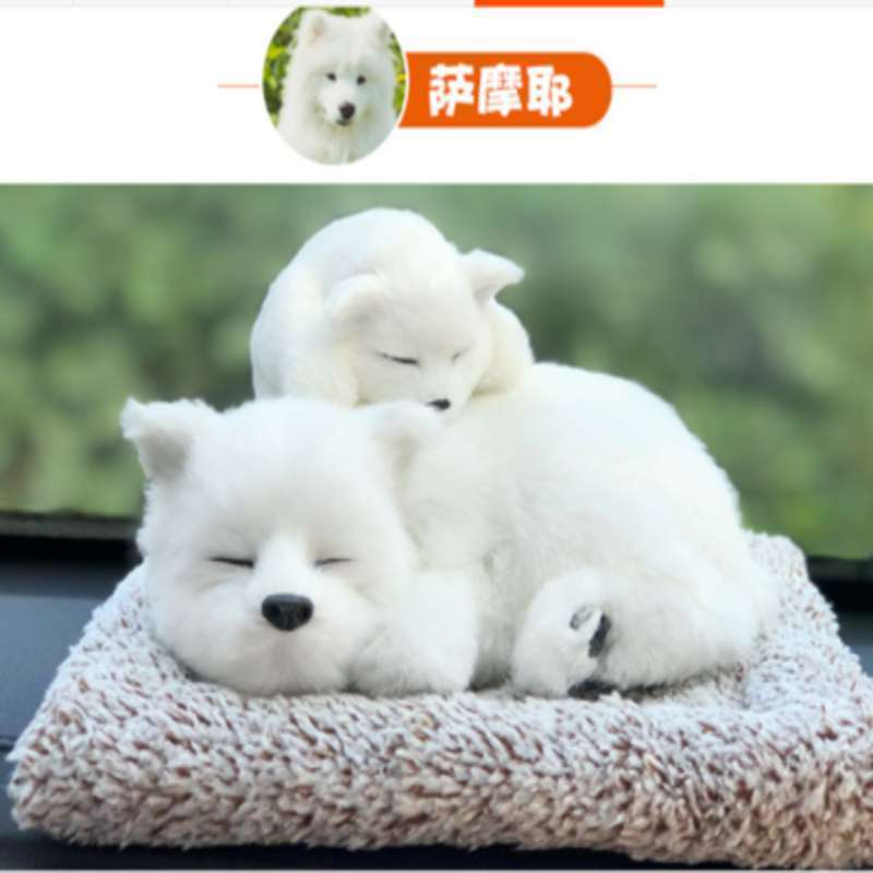 Búp Bê Trang Trí Nội Thất Xe Hơi Hình Chú Chó Bằng Than Tre Hoạt Tính