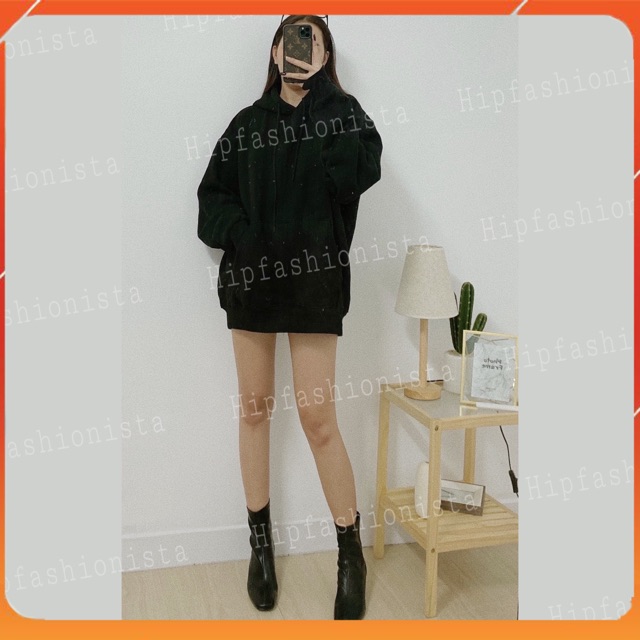 Áo hoodie oversize xuất Nhật nam nữ mặc thoải mái, chất nỉ bông dày dặn cực ấm (Hình thật)