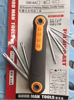 Bộ hoa thị gập 8 chi tiết