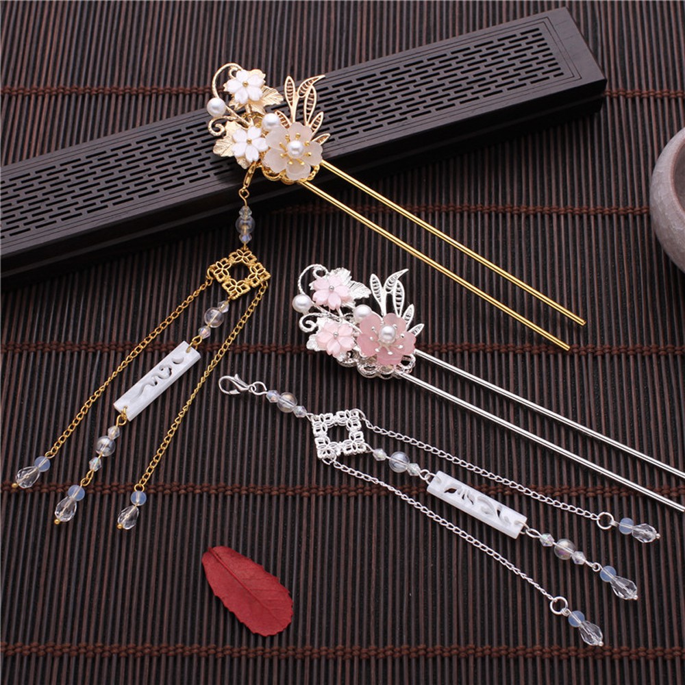 MKEB Trâm cài tóc tua rua phong cách Trung Hoa cho nữ