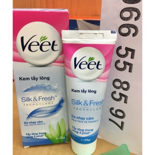 Kem Tẩy Lông Veet Của Pháp-Da nhạy cảm- 25g