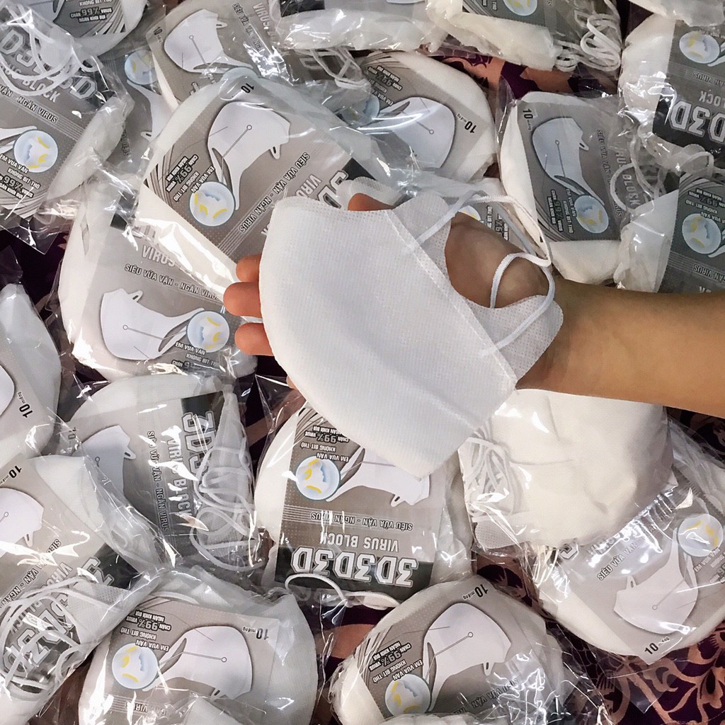Khẩu trang 3D block Nhật | BigBuy360 - bigbuy360.vn