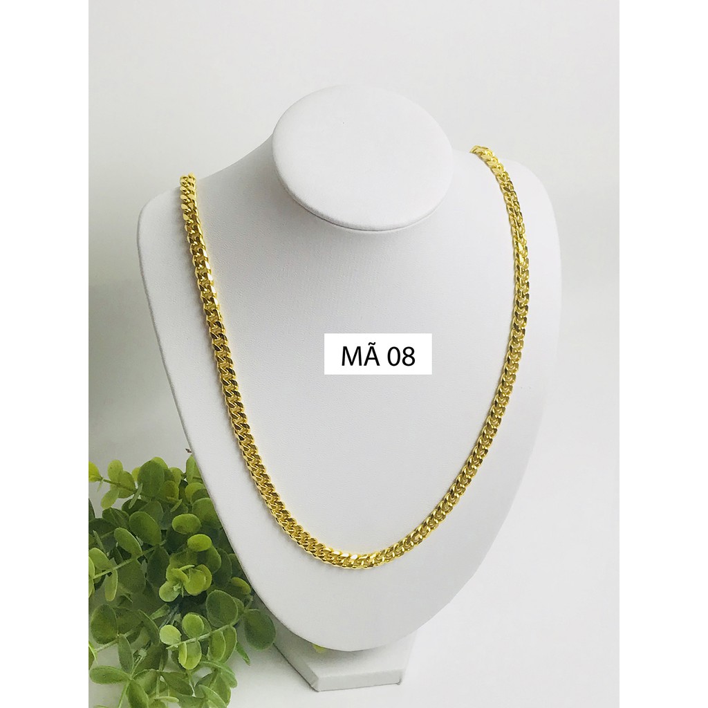 [MẪU MỚI, BÁN VỐN ĐỂ LẤY ĐÁNH GIÁ] DÂY CHUYỀN NAM MẠ VÀNG 18K CAO CẤP