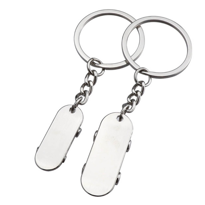 Set 2 móc khóa đôi hình ván trượt