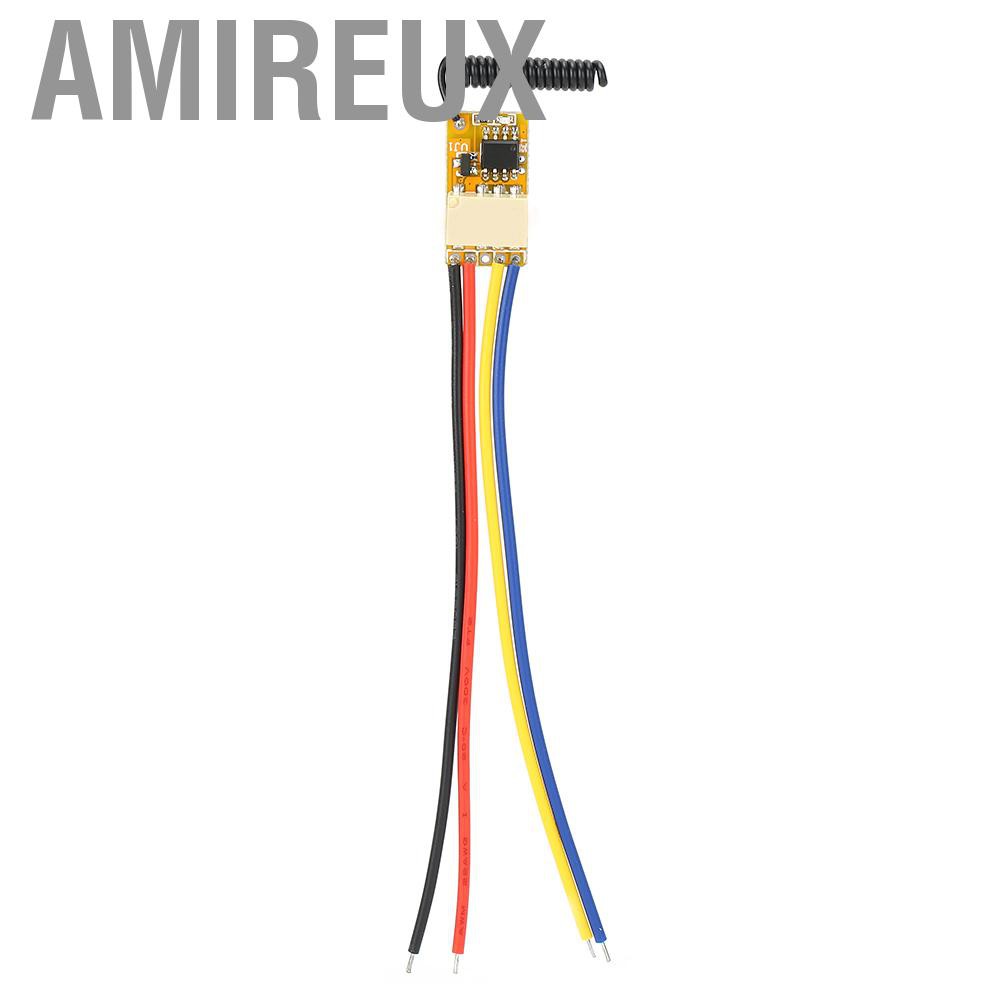 Amireux Mini remote switch 3.7V 4.5V 5V 6V Relay transmitter-receiver module with low