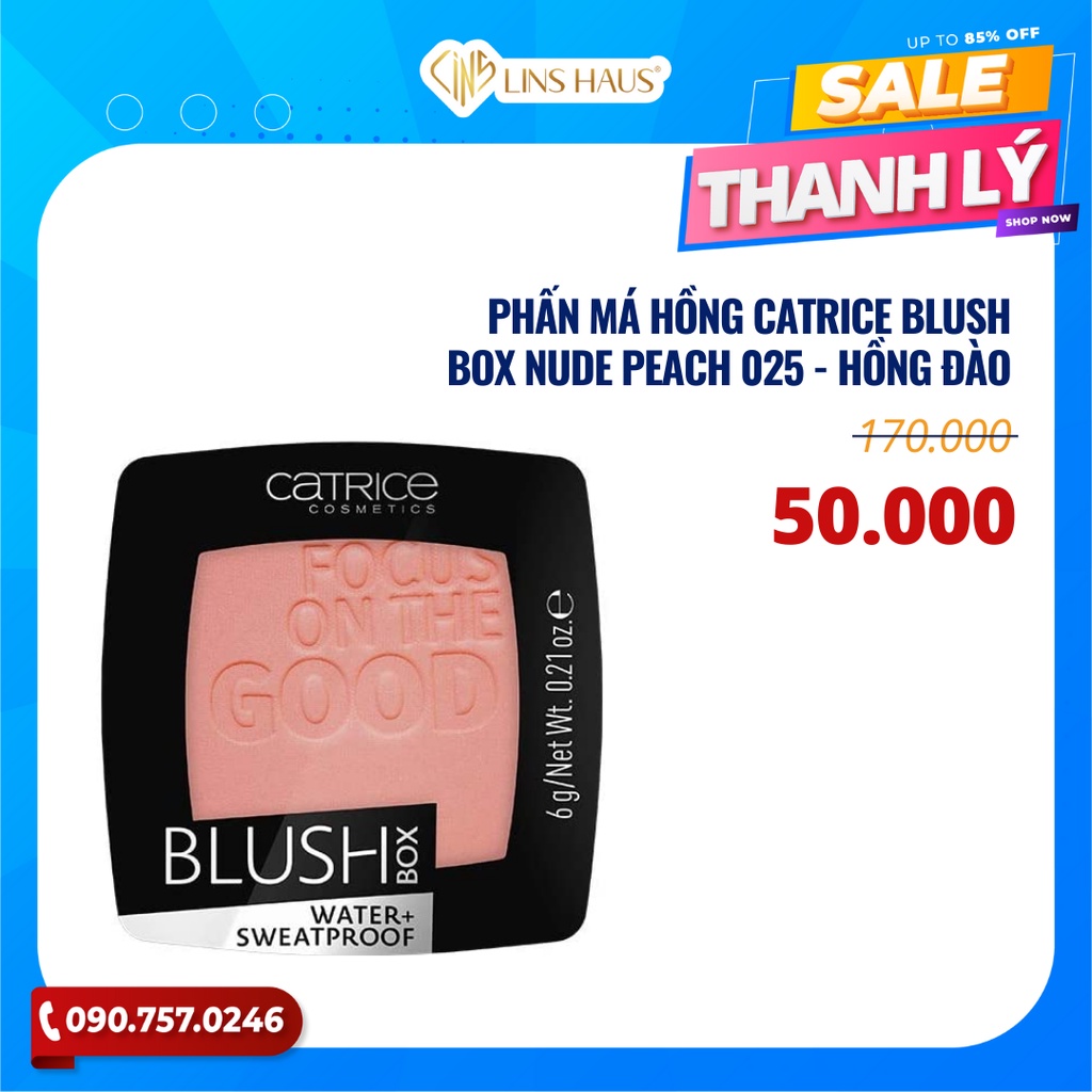 Phấn Má Hồng Catrice Blush Water Sweatproof