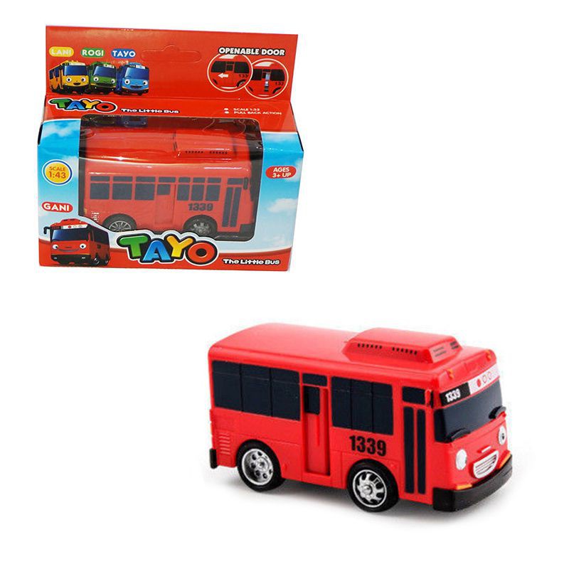 Xe buýt đồ chơi hoạt hình TAYO The Little Bus với chức năng kéo lùi xinh xắn vui nhộn cho các bé