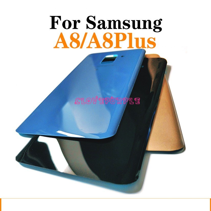 Nắp lưng điện thoại mặt gương thay thế cho Samsung Galaxy A8 A8Plus 2018 A530 A730 F Plus