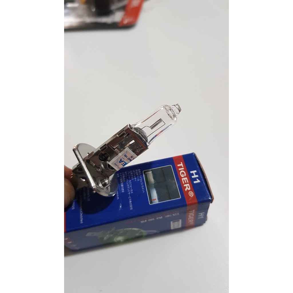 Bóng đèn 12V: H1, H3, H4, H7, H8, H11, H15, H16, H27, H27, 9004,  HB3, HB4 chính hãng TIGER