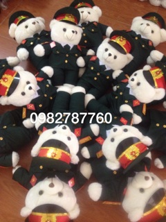 Gấu bông bộ đội 45cm