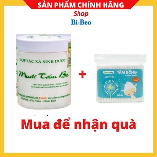 Muối tắm bé độc mộc 400g muối tắm thảo dược muối tắm bé sinh dược trị rôm sẩy, cứt trâu, hăm da, mồ hôi trộm cho bé