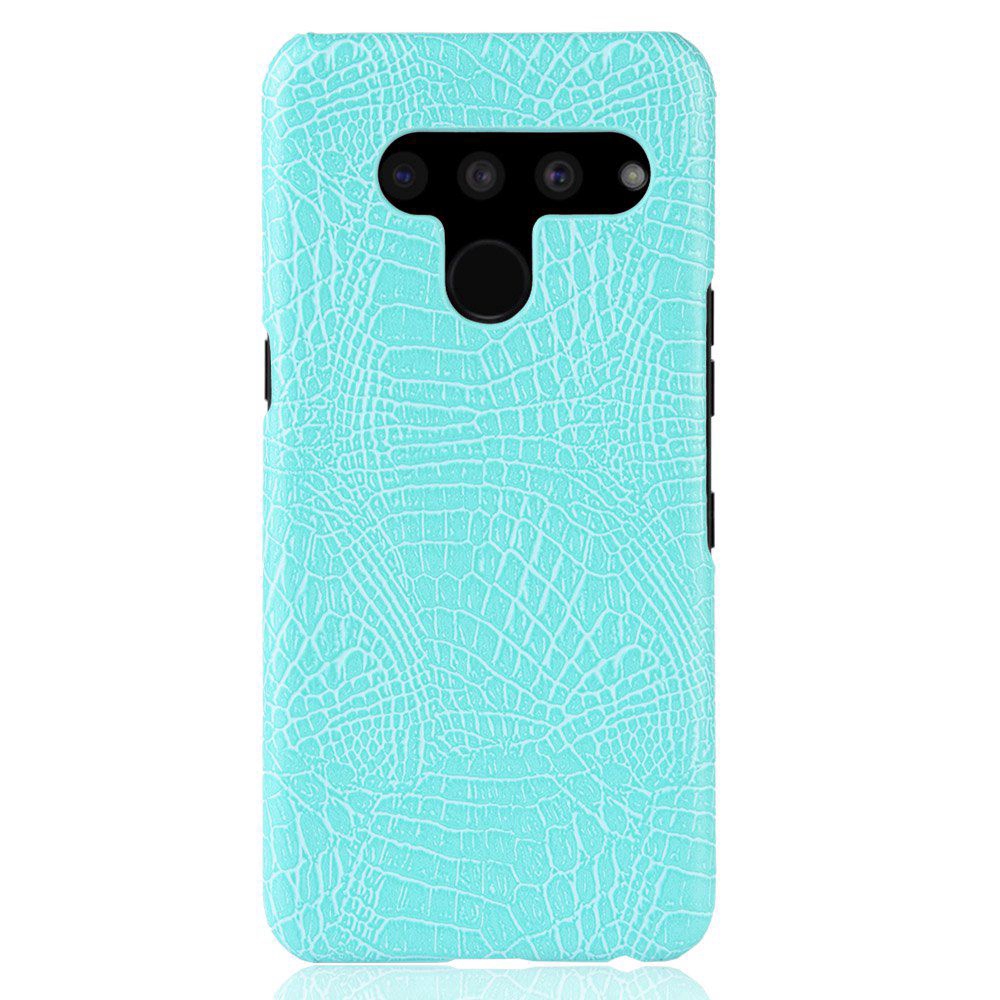 Bao da điện thoại họa tiết da cá sấu bằng PU phối PC cho LG V50 ThinQ 5G