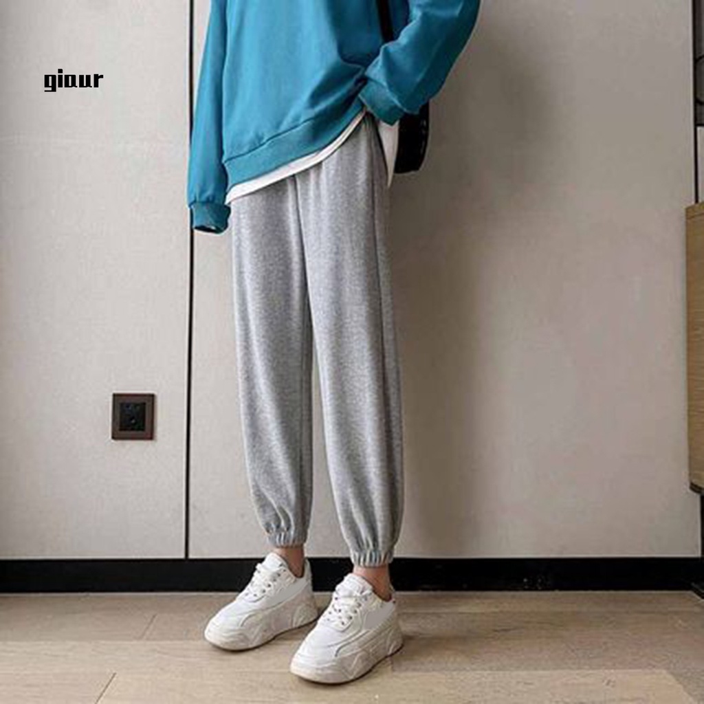 Quần dài chất liệu len cashmere thể thao lót nhung lông thấm mồ hôi trang phục hàng ngày