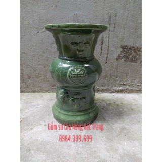 Đôn kê bằng gốm sứ gia hưng bát tràng h45