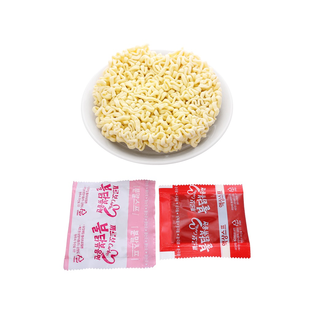 Bịch 5 Gói Mì khô gà cay Samyang vị Carbonara (130g/ gói)