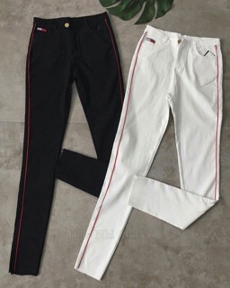 Quần skinny viền sọc