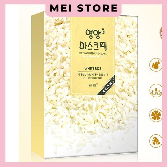 Mặt Nạ HANHUO Gạo White Rice Nourish Skin Care