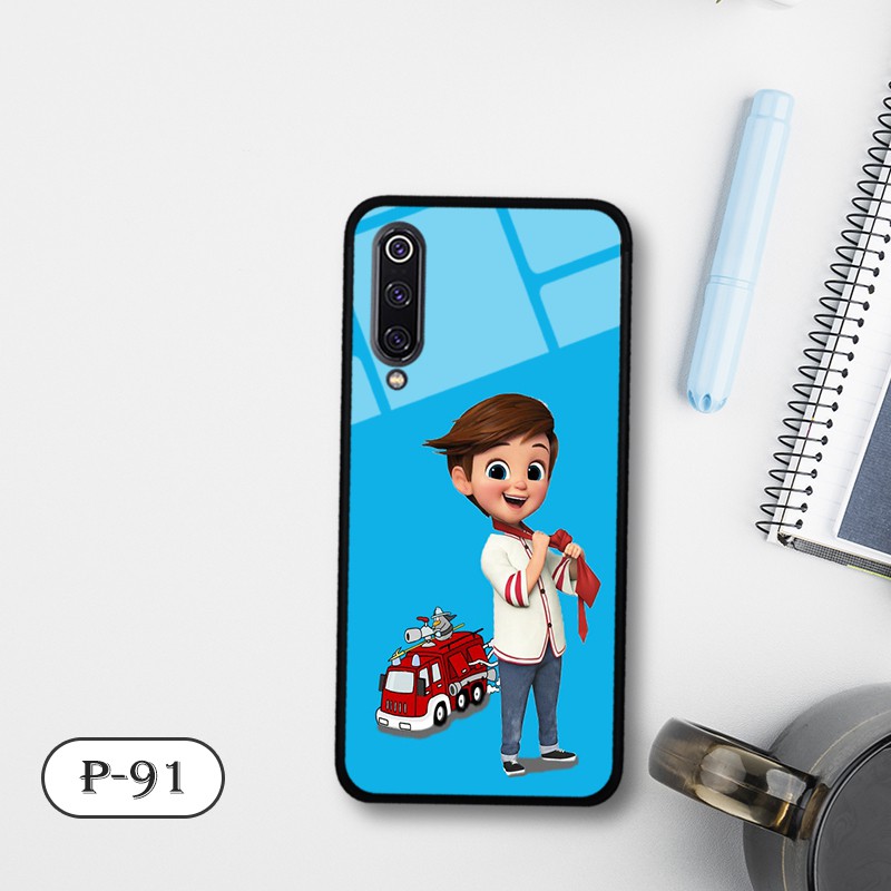 Ốp lưng kính 3D Xiaomi Mi 9 SE-hình cute