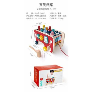 đồ chơi búa đập chuột gỗ
