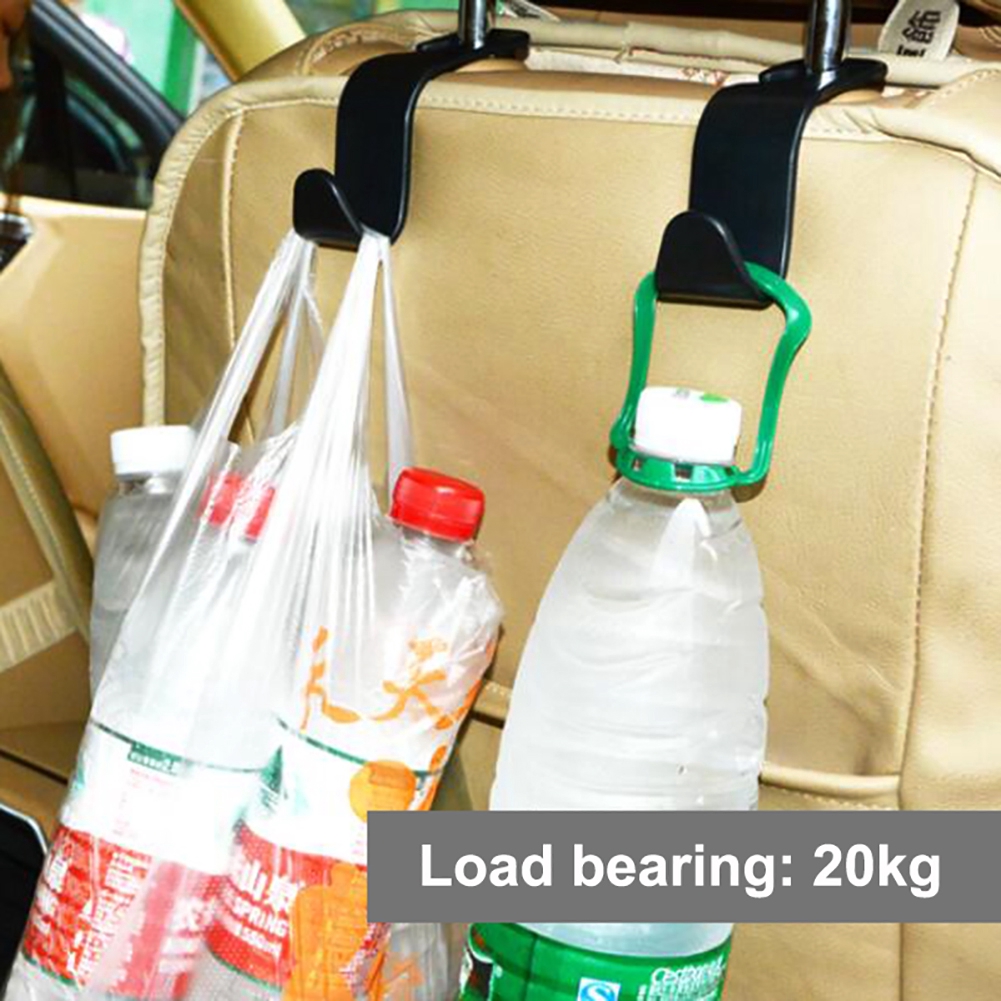 Bộ  móc treo lưng ghế sau xe hơi giữ đồ dùng tiết kiệm không gian