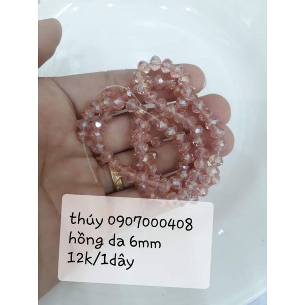 Pha lê bánh cam 6mm