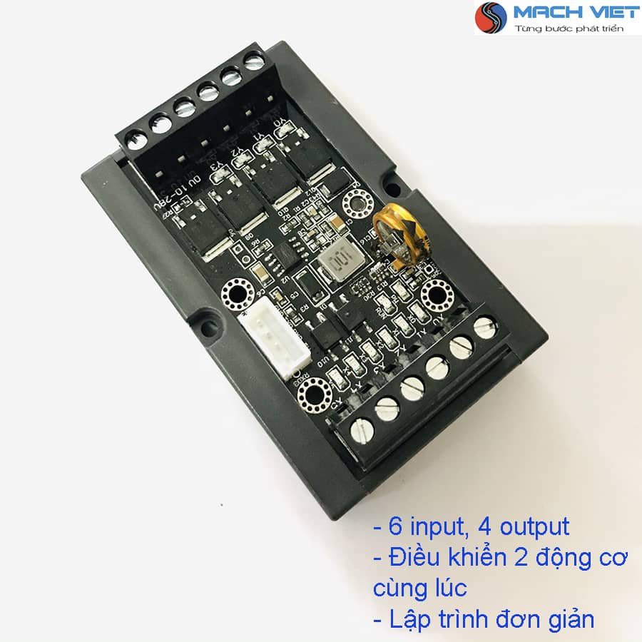 Bộ lập trình PLC FX1N 10MT, FX1N 10MR, FX1N-20MT, FX1N-14MR FX1N 20MT, FX1N 20MR có đế gài