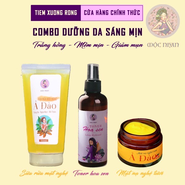 Toner hoa sen MỘC NHAN dưỡng ẩm, cấp nước, sạch sáng da từ hoa sen, nước cân bằng da cho mọi loại da - 100ml | BigBuy360 - bigbuy360.vn