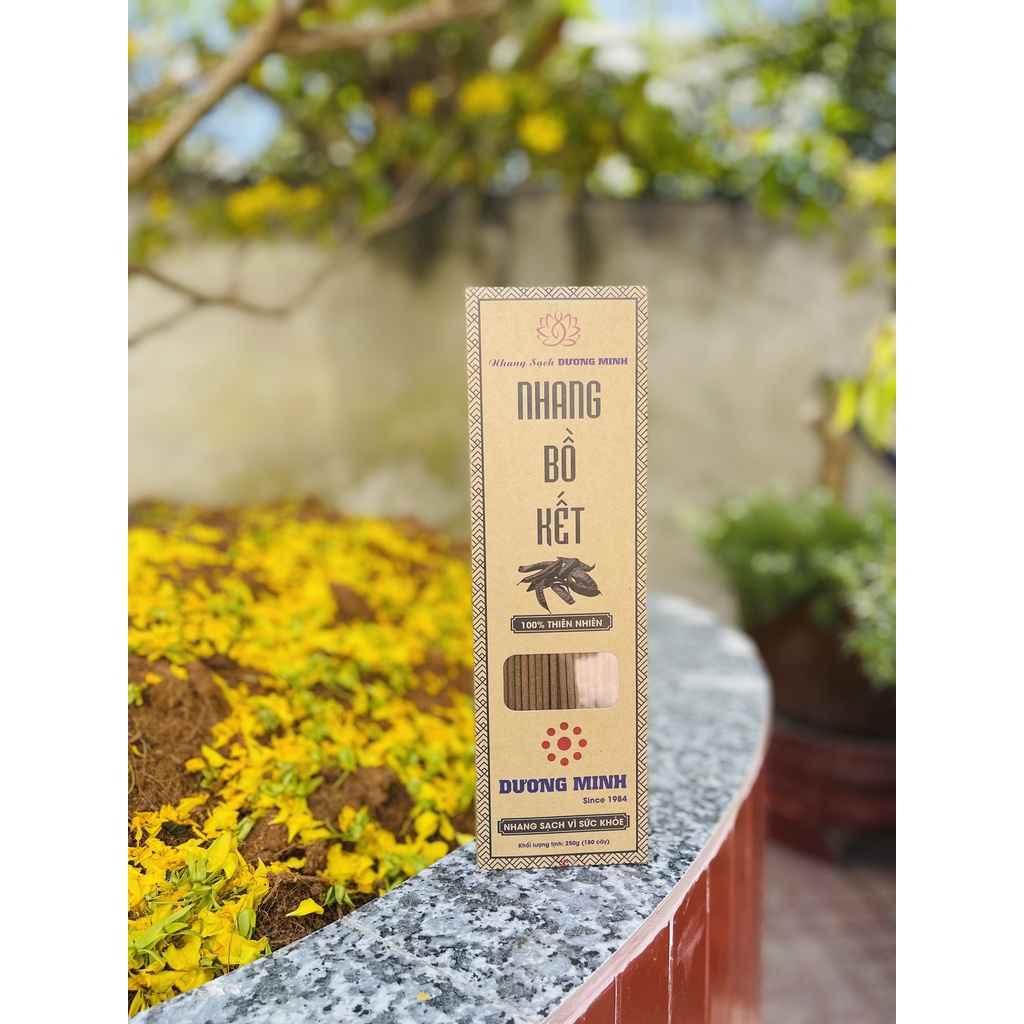 Combo 3Hộp nhang Bồ Kết Dương Minh nhang sạch 100% thành phần tự nhiên hương nhang thắp cúng xông nhà an toàn