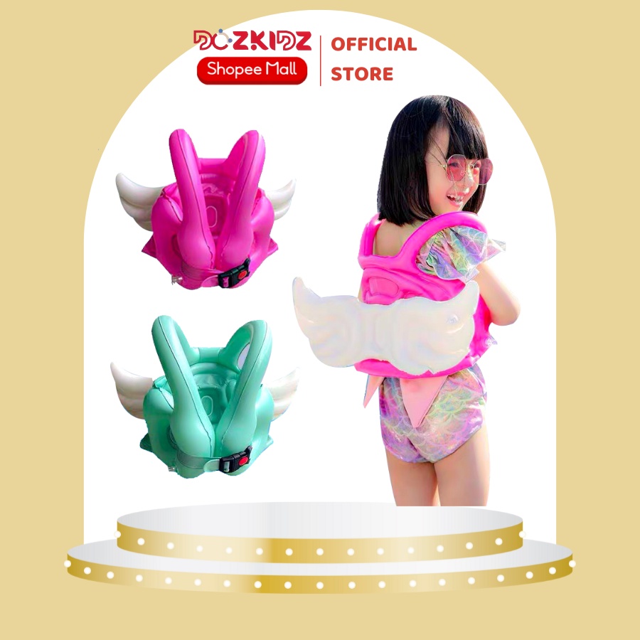 Phao bơi trẻ em hình đôi cánh thiên nga cho bé size từ 2 đến 8 tuổi - DOZKIDZ