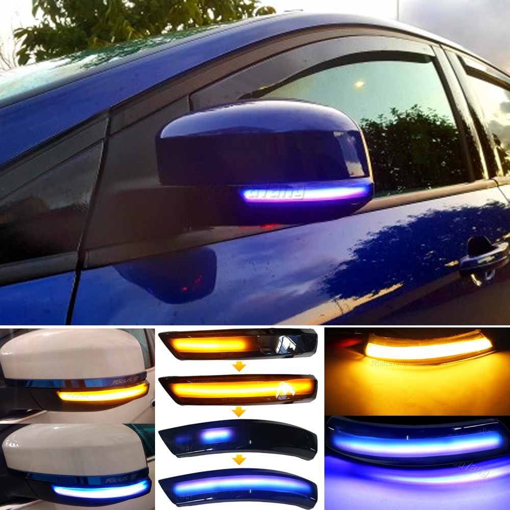 Đèn Led Nhấp Nháy Tín Hiệu Gắn Gương Chiếu Hậu Cho Xe Hơi Ford Focus 2 3 Mk2 Mk3 Mondeo Mk4