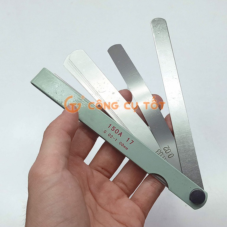 Thước đo khe hở 17 lá siêu mỏng 0.02mm