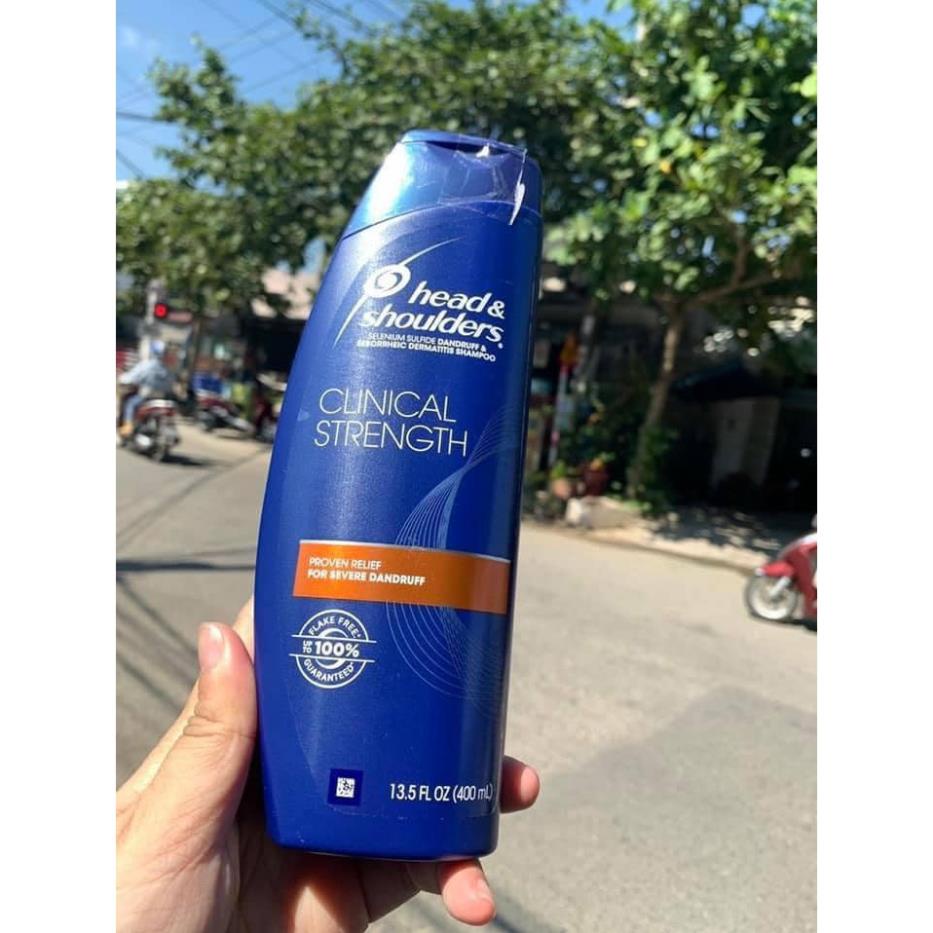 Head shoulder ✅ 𝐂𝐡í𝐧𝐡 𝐡ã𝐧𝐠✅HEAD Mỹ Clinical strength 400ml | BigBuy360 - bigbuy360.vn