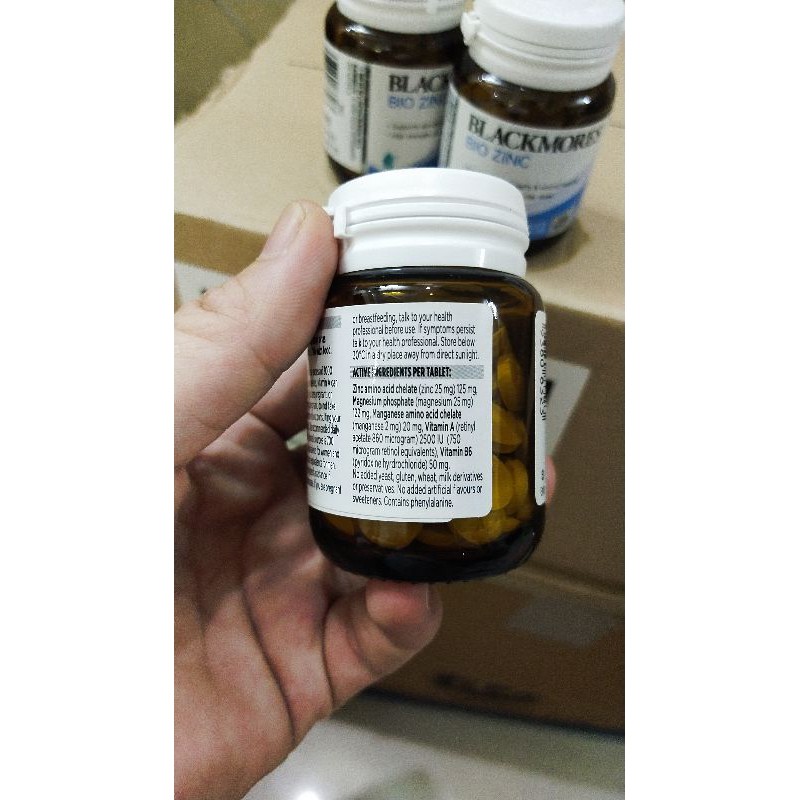 Date 2023-VIÊN KẼM BLACKMORES BIO ZINC 84 VIÊN